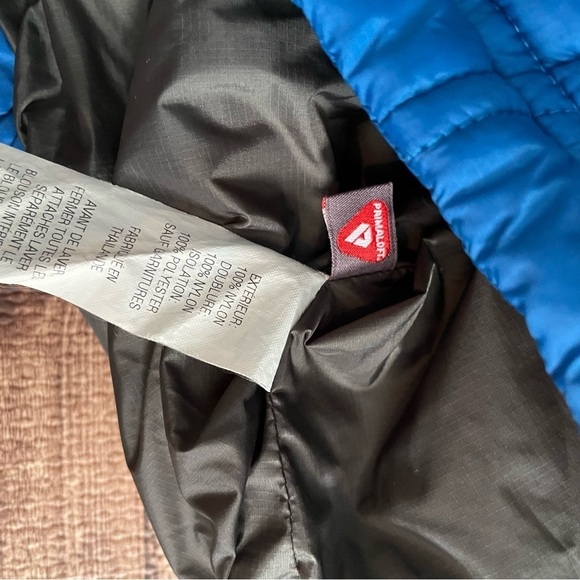 LL Bean Challenger 3 in 1 Waterproof Winter Jacket Ski Blue Primaloft Medium - Picture 11 of 11